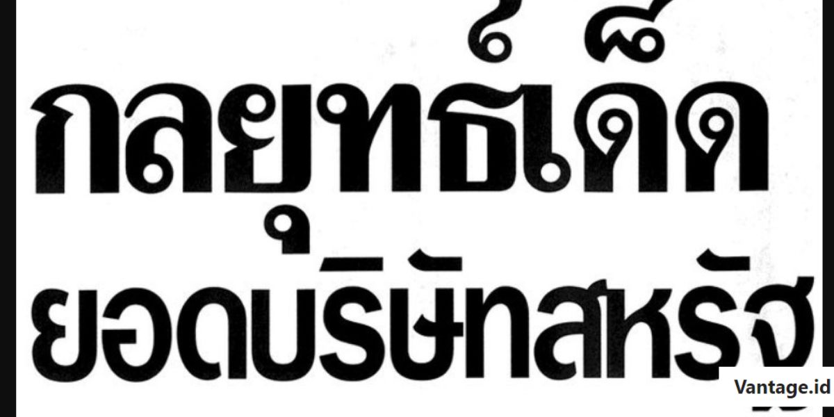 Font Thailand Keren Terbaik Update! Style Aesthetic Download