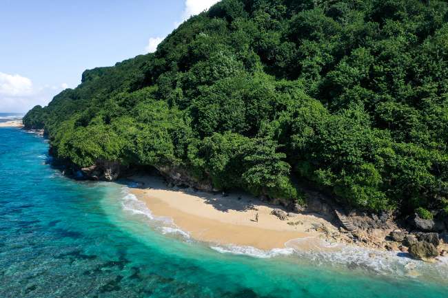 Pantai Green Bowl Hidden Beach Bali, Ini Lokasi & Daya Tariknya