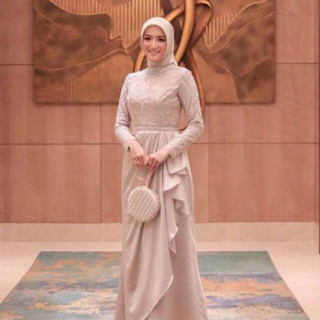 Gaun Pesta Drapery