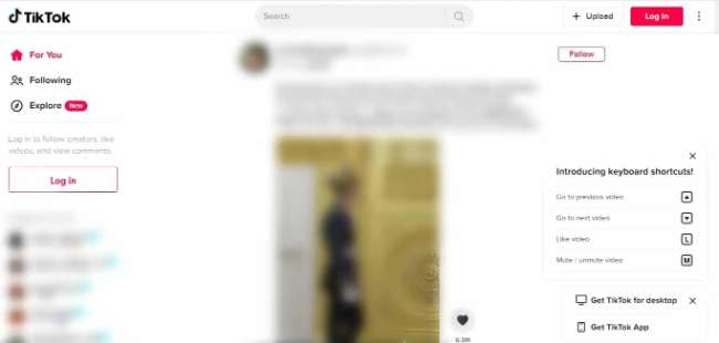 Melalui Website TikTok