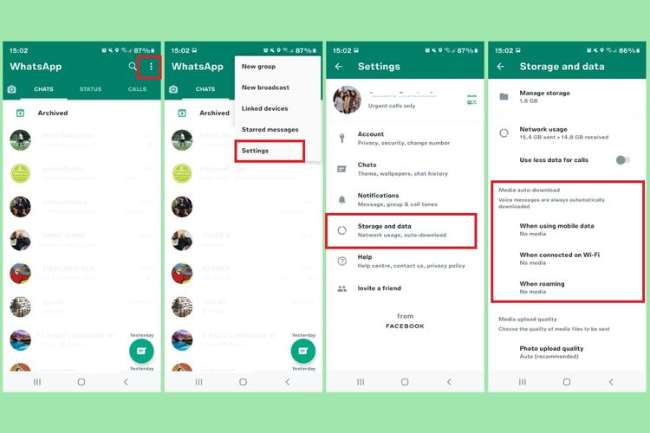 Menghentikan Penyimpanan Video dan Foto di Android