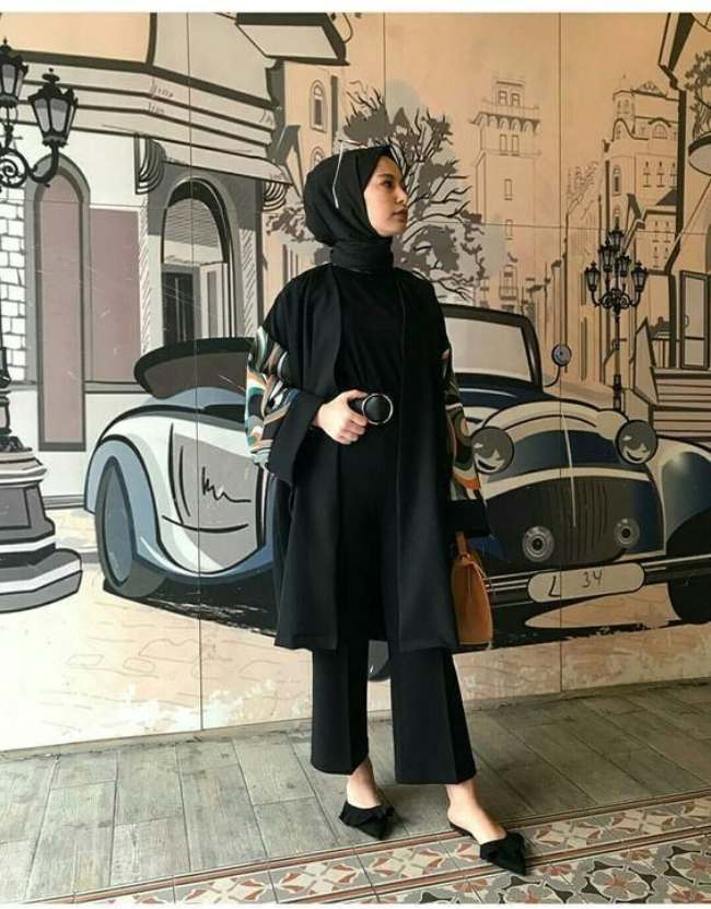 OOTD Tunik Serba Hitam