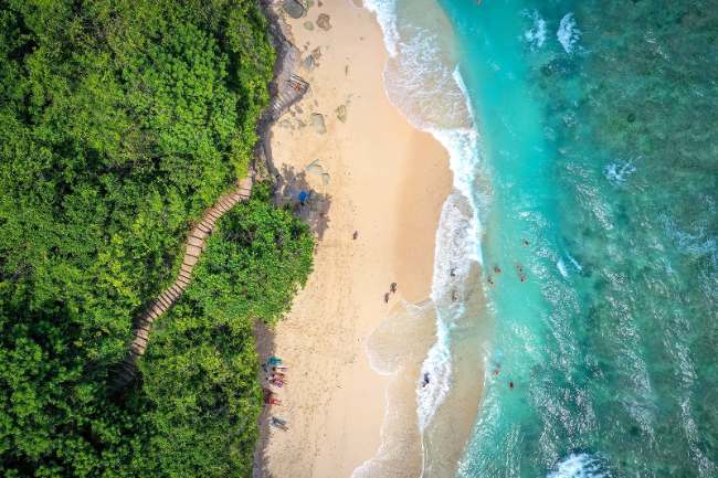 Rute Menuju ke Pantai Green Bowl