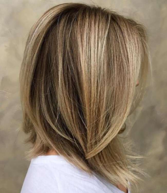 Segi Lob Layered Hair