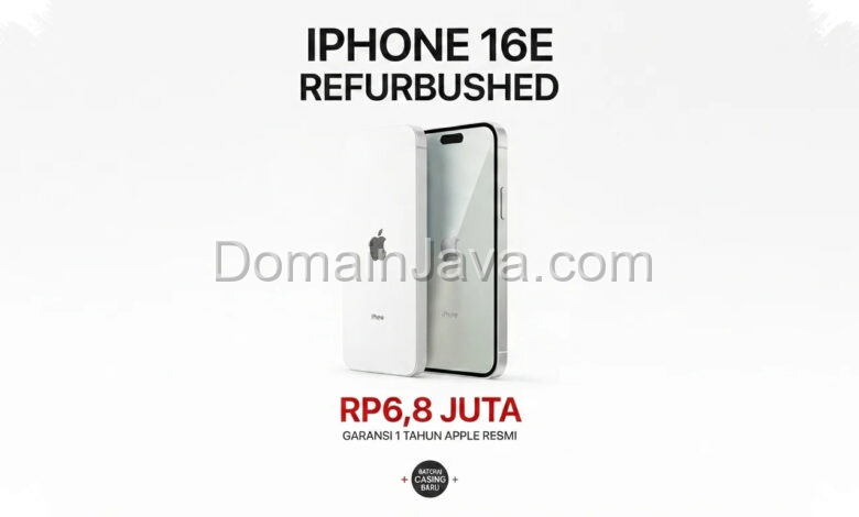 iPhone 16e Refurbished dari Apple, Selisihnya Hampir Rp4 Juta dari Unit Baru
