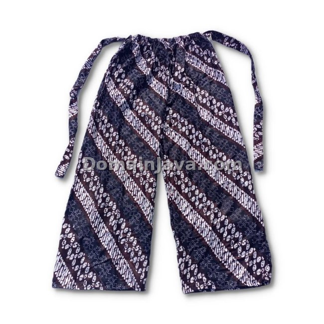 Celana Panjang Jumbo Motif Abu-Abu Bergaris